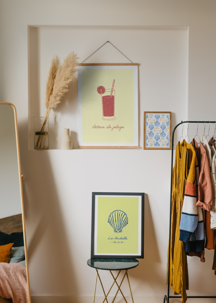 Collection plage illustrations