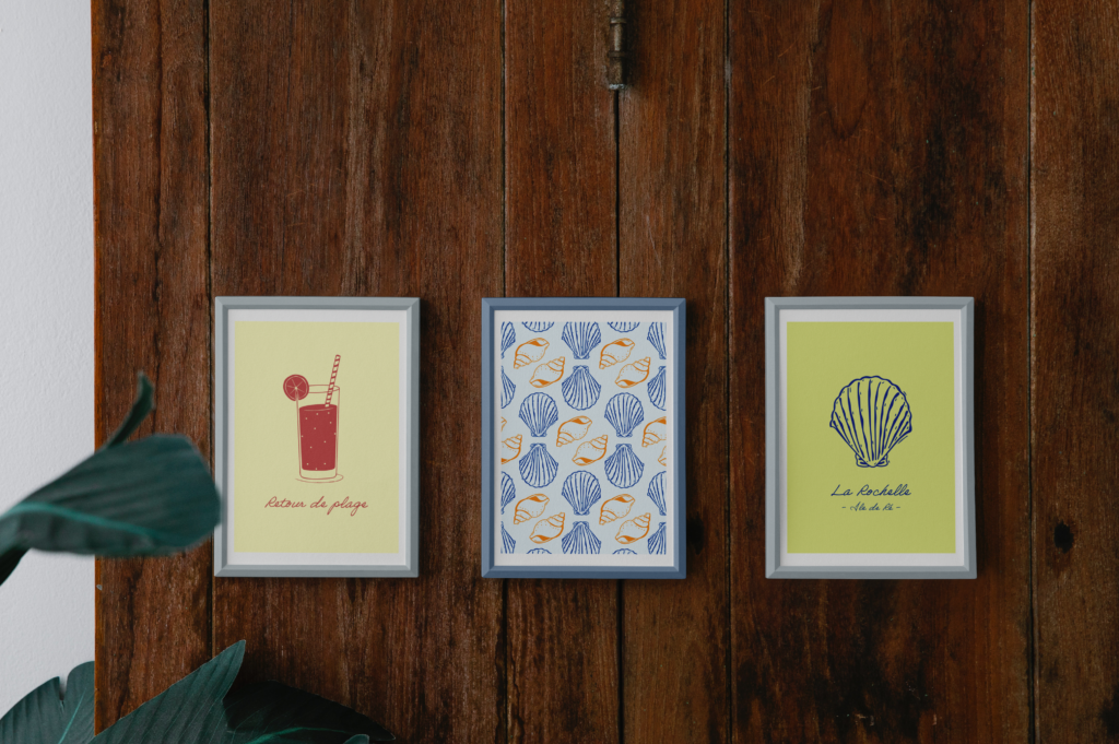 Collection plage - illustrations